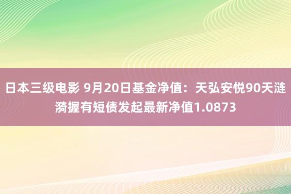 日本三级电影 9月20日基金净值：天弘安悦90天涟漪握有短债发起最新净值1.0873