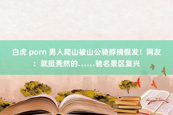 白虎 porn 男人爬山被山公骑脖摘假发！网友：就挺秃然的……驰名景区复兴