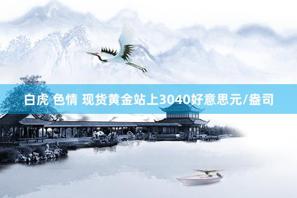 白虎 色情 现货黄金站上3040好意思元/盎司