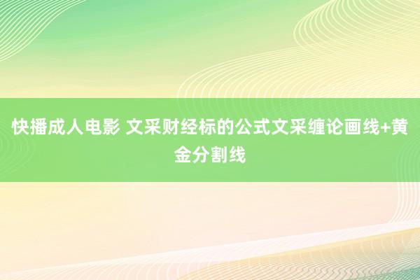 快播成人电影 文采财经标的公式文采缠论画线+黄金分割线