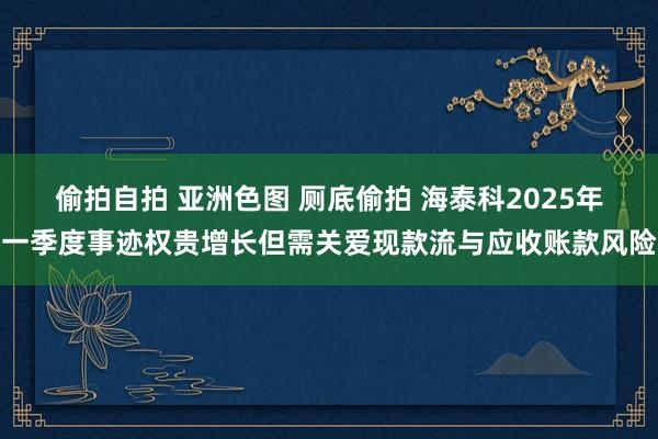 偷拍自拍 亚洲色图 厕底偷拍 海泰科2025年一季度事迹权贵增长但需关爱现款流与应收账款风险